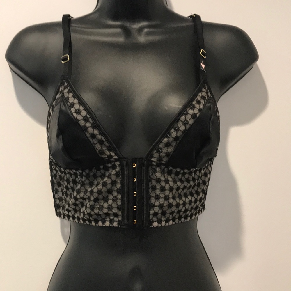 Victoria secret corset bralette in black